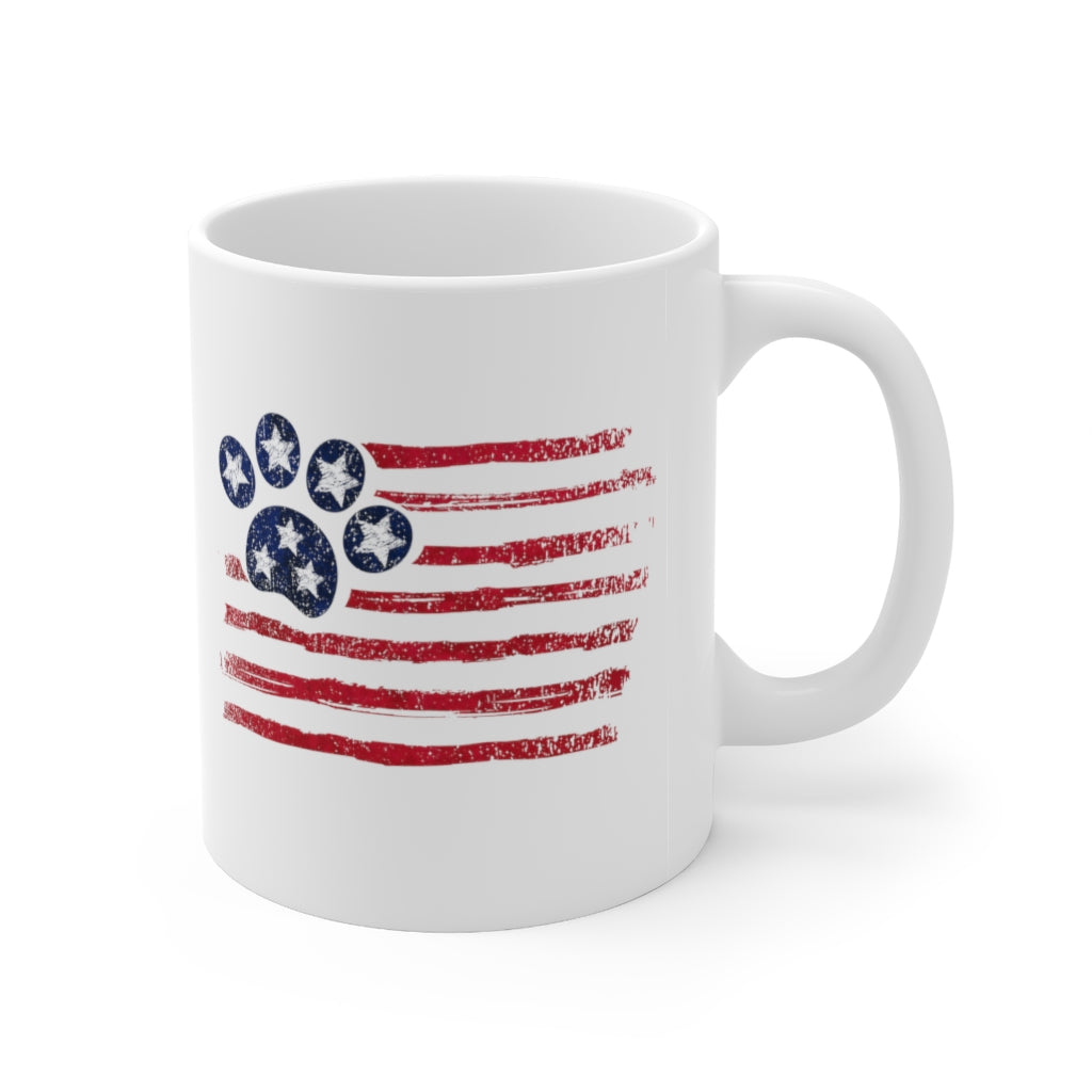 America & Dog Mug